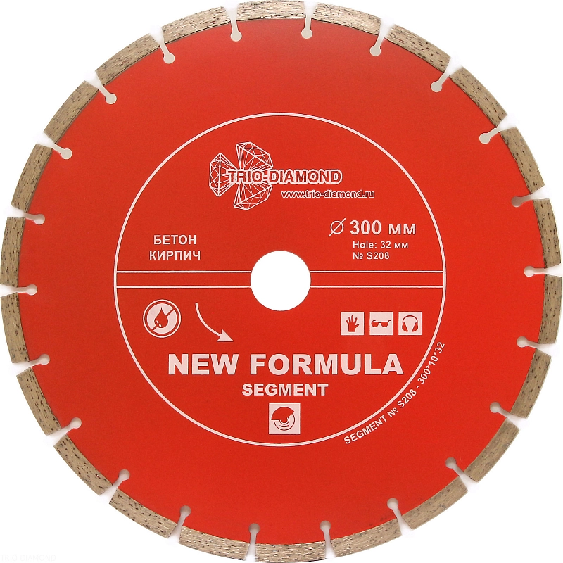 Алмазный диск Trio Diamond New Formula Segment 300 мм