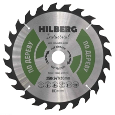 Пильный диск Hilberg Industrial Дерево 250 мм (30/24T)