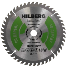 Пильный диск Hilberg Industrial Дерево 190 мм (20/48T)