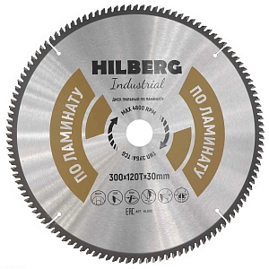 Пильный диск Hilberg Industrial Ламинат 300 мм