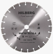 Алмазный диск Hilberg Hard Materials Laser 350 (32/25,4) мм