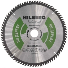 Пильный диск Hilberg Industrial Дерево 260 мм (30/80T)