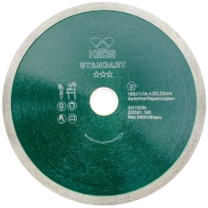 Алмазный диск KEOS Standart сплошной (керамогранит) 180 мм