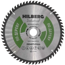 Пильный диск Hilberg Industrial Дерево 260 мм (30/60T)