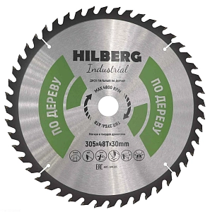 Пильный диск Hilberg Industrial Дерево 305 мм (30/48T)