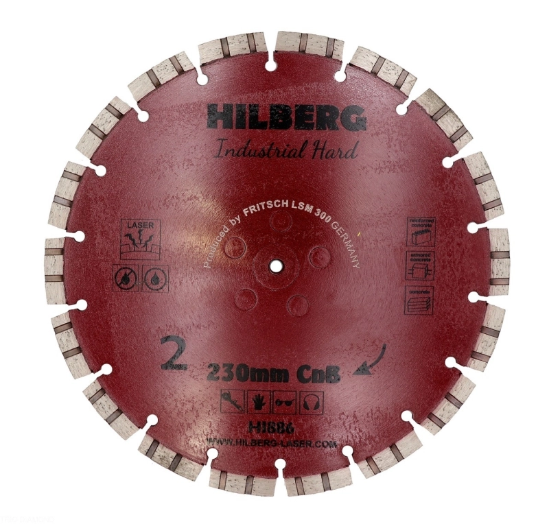 Алмазный диск Hilberg Industrial Hard CnB