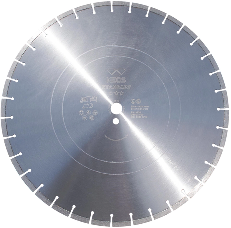 Алмазный диск KEOS Standart сегментный (бетон) 500 мм