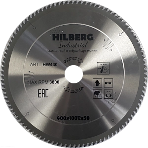 Пильный диск Hilberg Industrial Дерево 400 мм (100T)