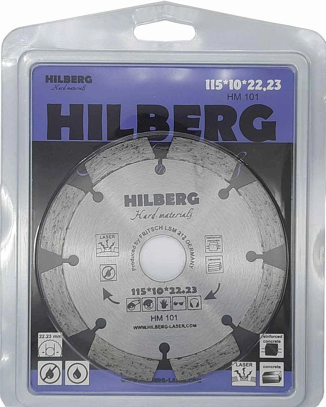 Алмазный диск Hilberg Hard Materials Laser 115 мм