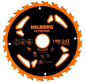 Пильный диск Hilberg Vezdehod Reversed 190 мм (30/24T) 