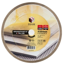 Алмазный диск Diam Керамогранит-ST Extra Line 250 мм
