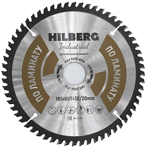 Пильный диск Hilberg Industrial Ламинат 185 мм