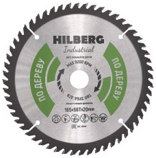 Пильный диск Hilberg Industrial Дерево 165 мм (20/56T)