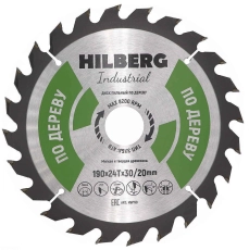 Пильный диск Hilberg Industrial Дерево 190 мм (30/20/24T)