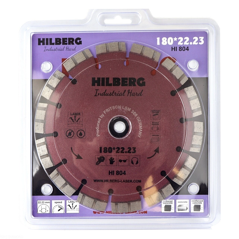 Алмазный диск Hilberg Industrial Hard 180 мм