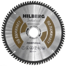 Пильный диск Hilberg Industrial Ламинат 210 мм