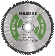 Пильный диск Hilberg Industrial Дерево 255 мм (30/100T)