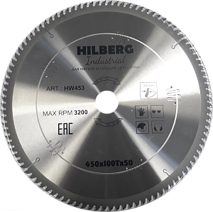 Пильный диск Hilberg Industrial Дерево 450 мм (100T)