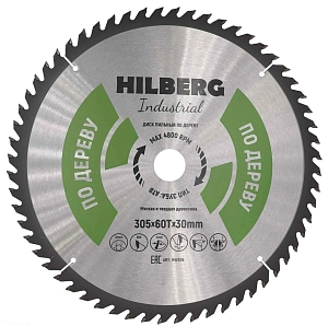 Пильный диск Hilberg Industrial Дерево 305 мм (30/60T)