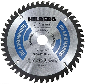 Алмазный диск Hilberg Industrial Алюминий 160 мм