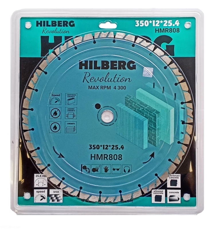 Алмазный диск Hilberg Revolution 350 мм